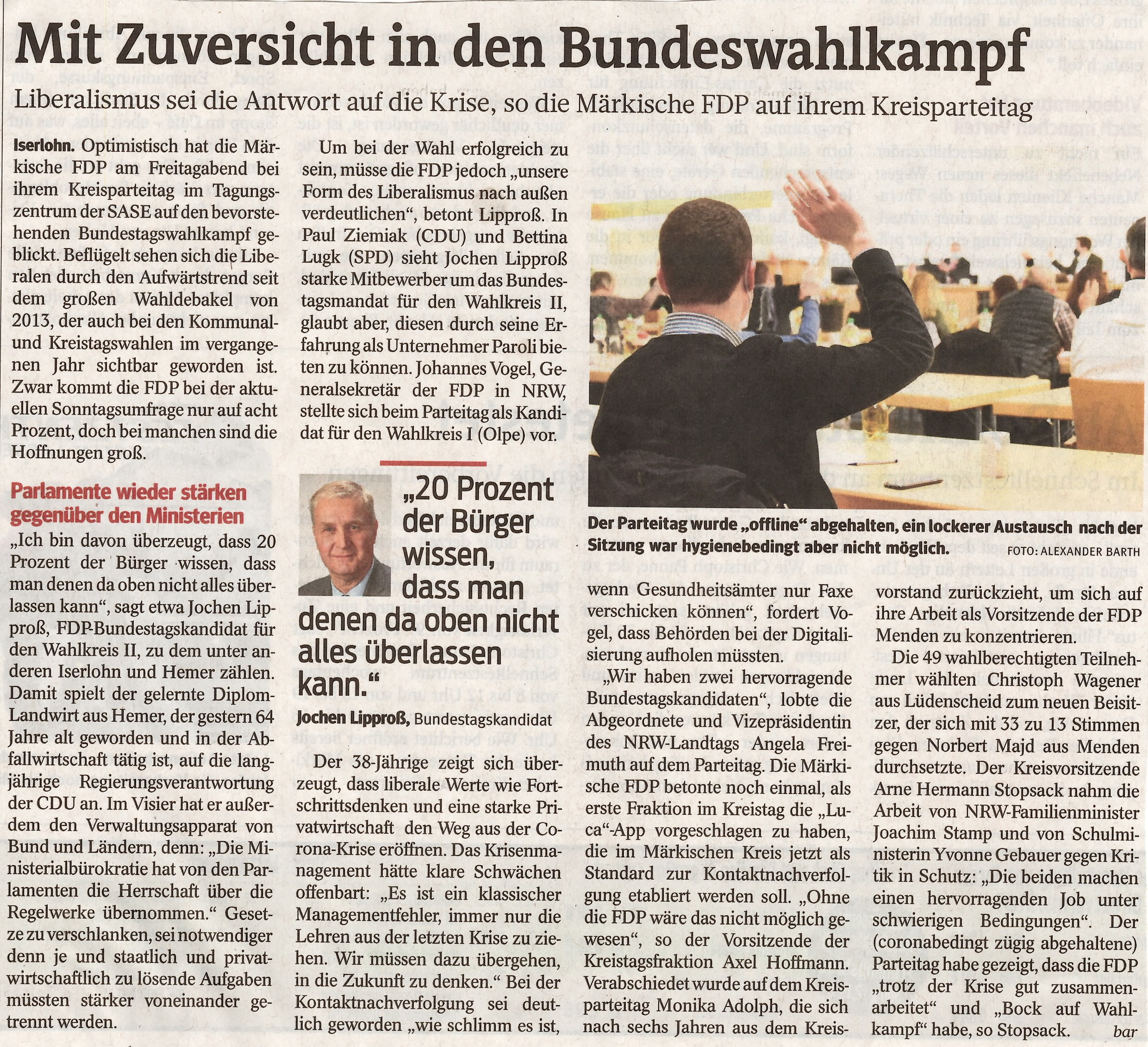Kreisparteitag der FDP