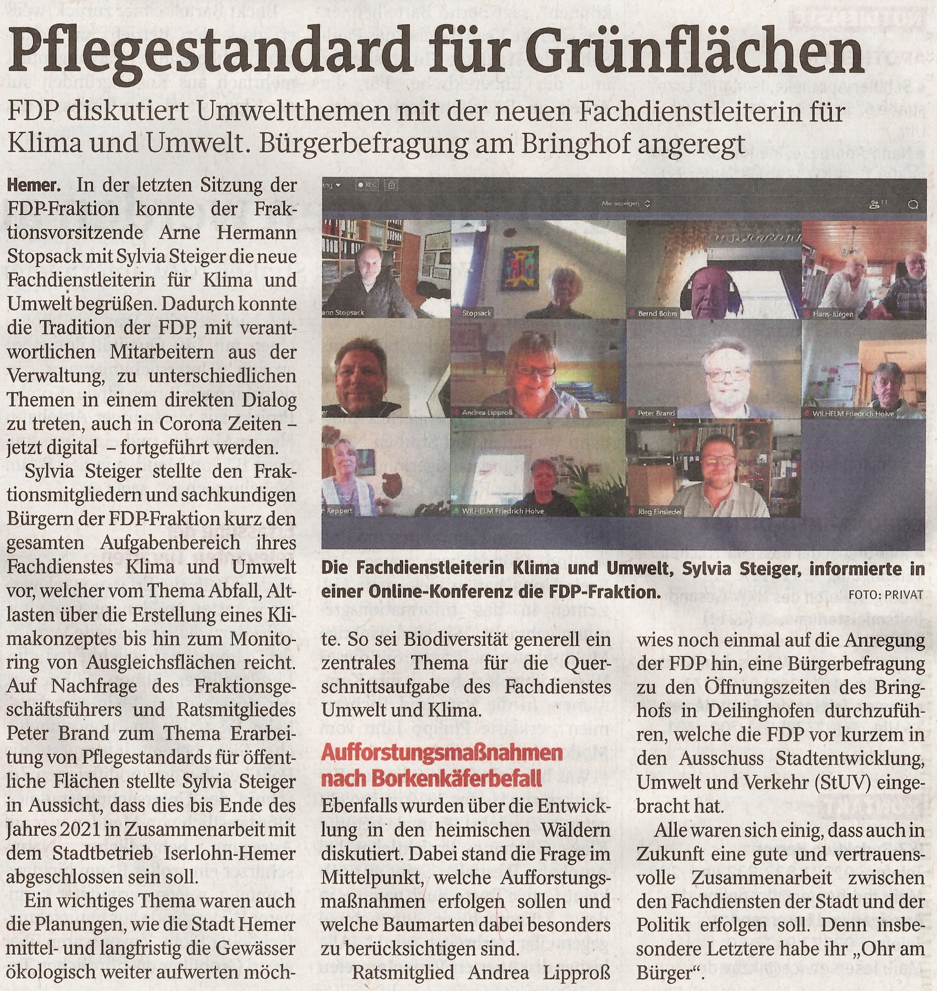 Iserlohner Kreisanzeiger 19.05.2021