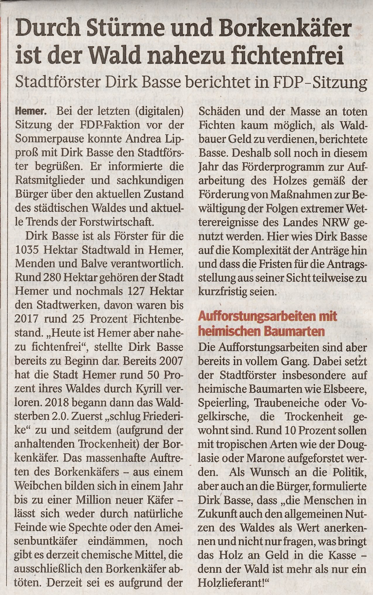 Iserlohner Kreisanzeiger 13.07.2021