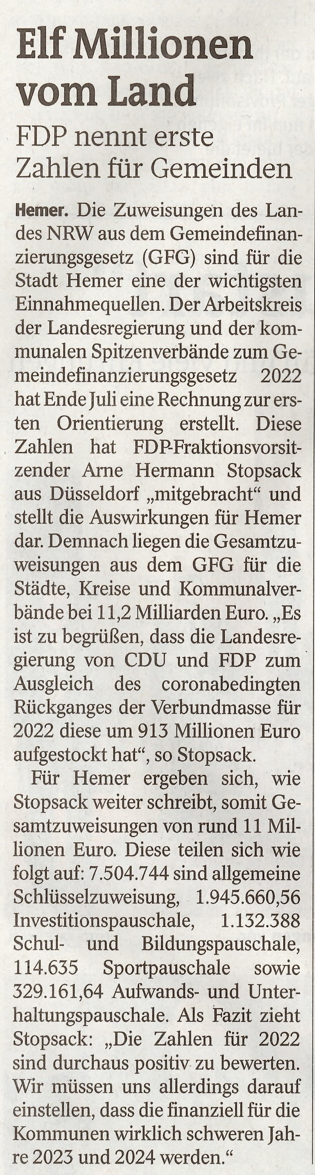 FDP Hemer