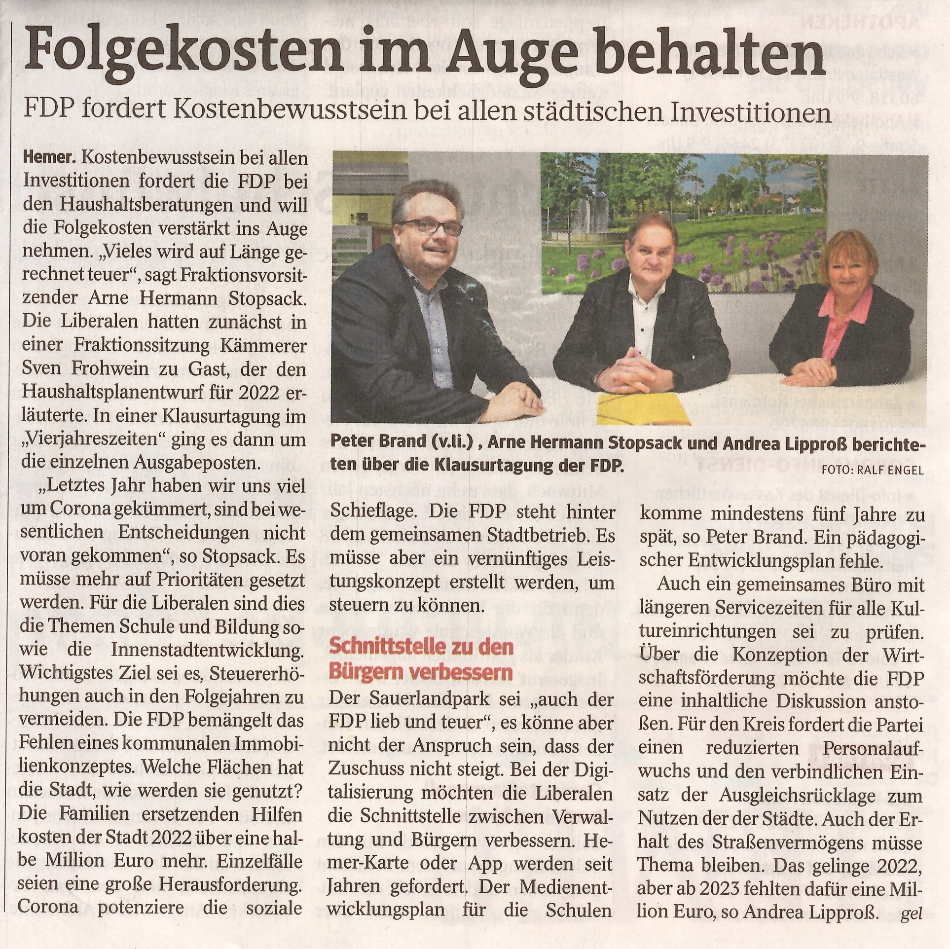 Iserlohner Kreisanzeiger 19.11.2021