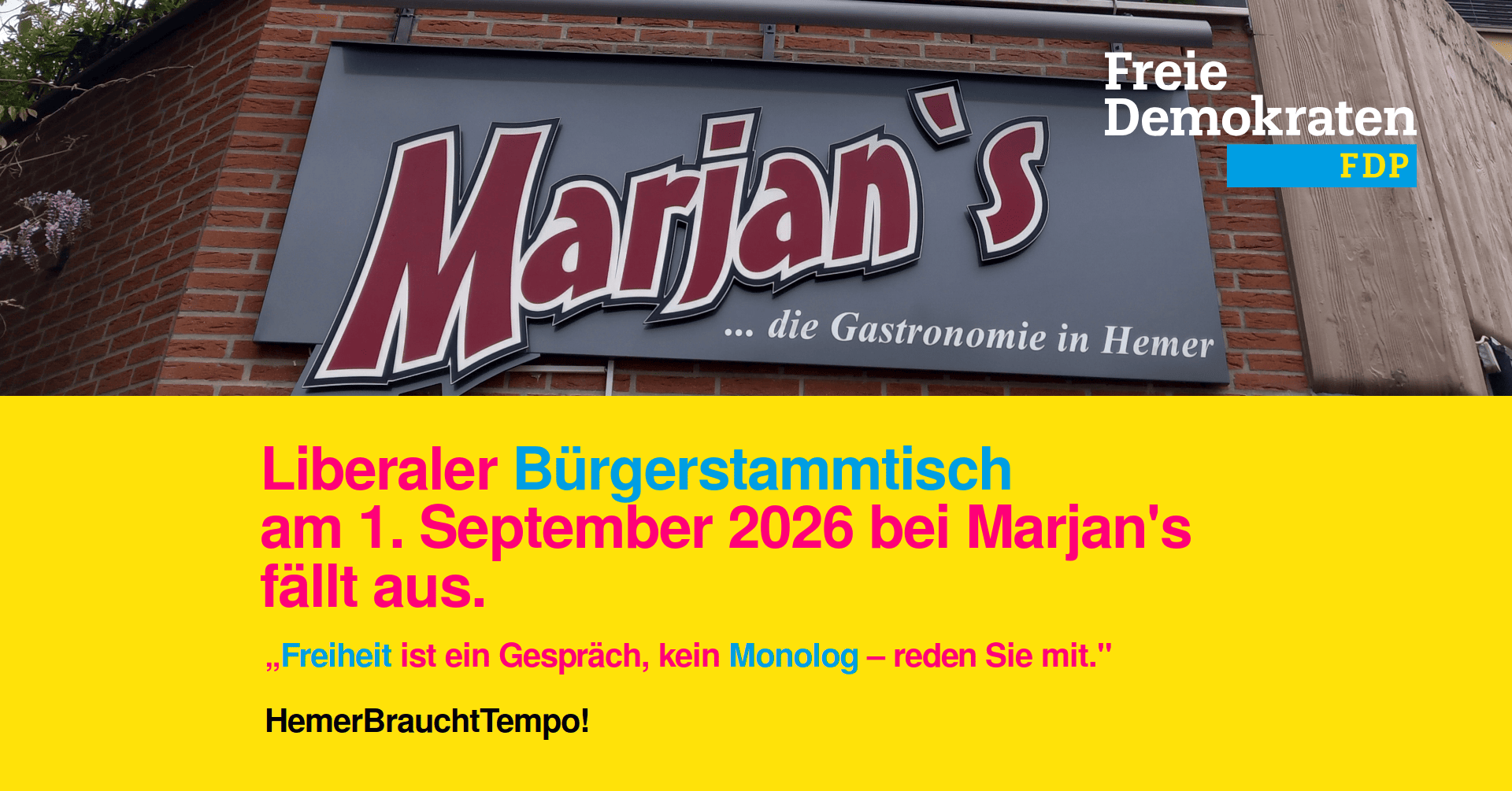 Kein Stammtisch
