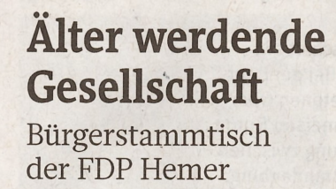 Digitaler Bürgerstammtisch der FDP Hemer